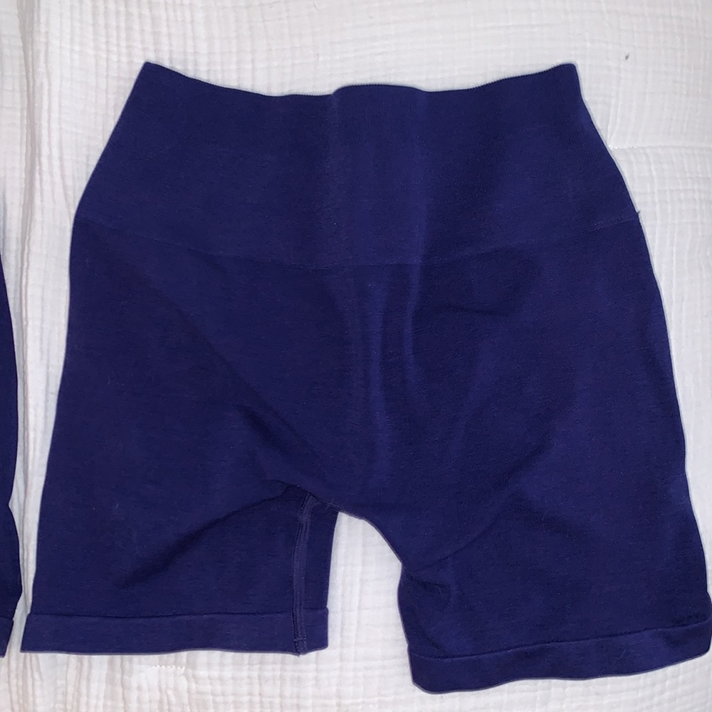 Alphalete amplify 4.5 inch shorts true indigo